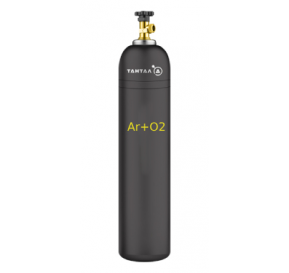 Газовая смесь аргон+кислород 2% 40Л